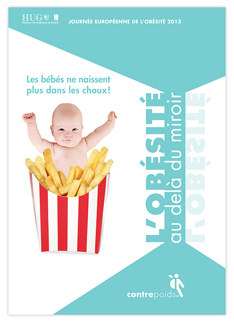 Affiche campagne ob&eacute;sit&eacute; Contrepoids