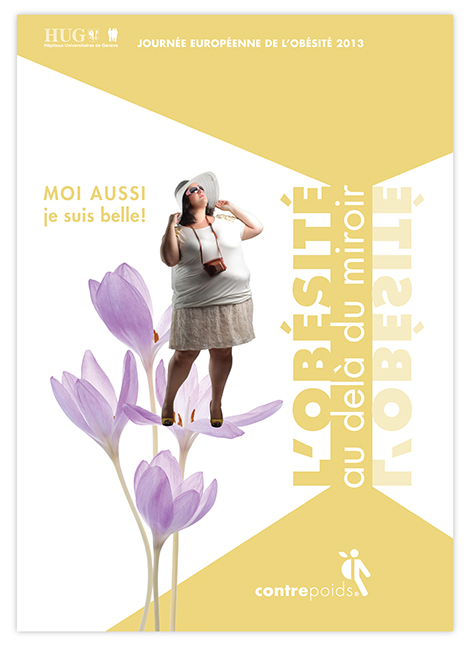 Affiche campagne ob&eacute;sit&eacute; Contrepoids