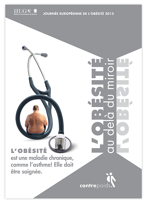 Affiche campagne ob&eacute;sit&eacute; Contrepoids
