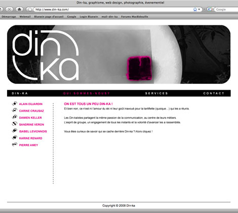 visuel site internet collectif Din-ka
