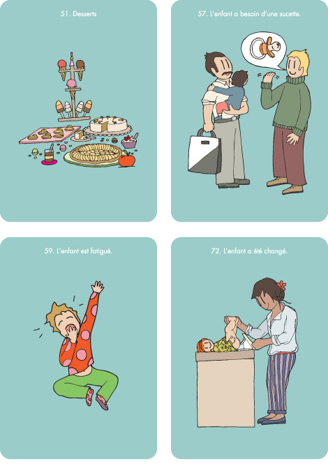 cartes alimentation, repos et hygi&egrave;ne