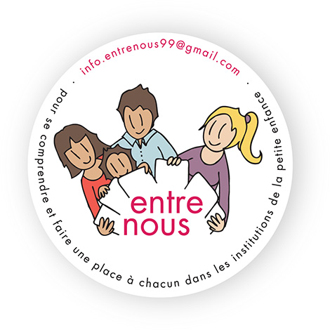 autocollant Entre nous