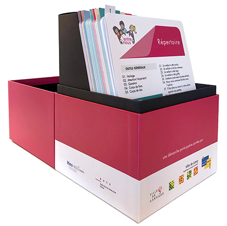 packaging Entre nous - bo&icirc;te ouverte