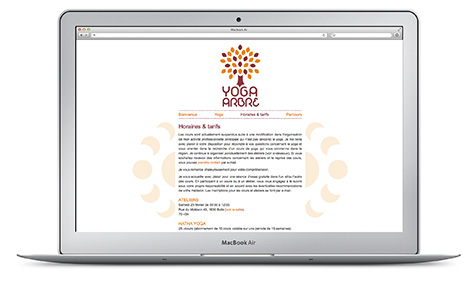 site internet yoga arbre - horaires et tarifs