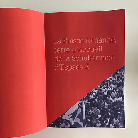 page titre du livre Schubert chez les Romands