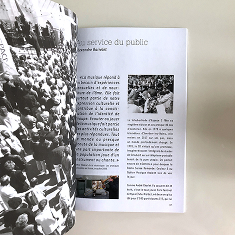 page du livre Schubert chez les Romands