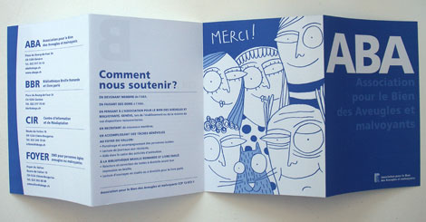dépliant ABA recto