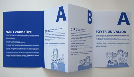 dépliant ABA verso