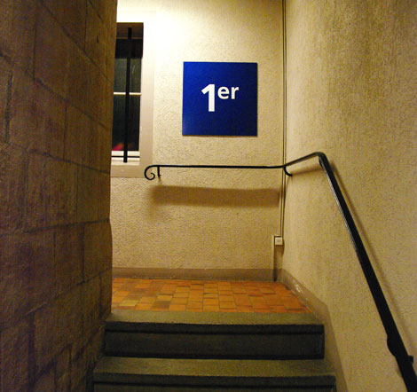 1er &eacute;tage - Signalisation ABA-BBR malvoyants