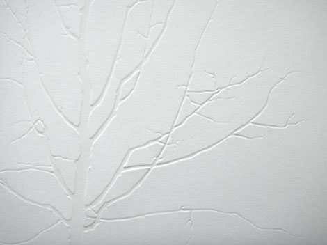 gaufrage faire-part de décès Hôpital de La Tour