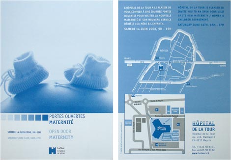 Flyer nouvelle maternité Hôpital de la Tour